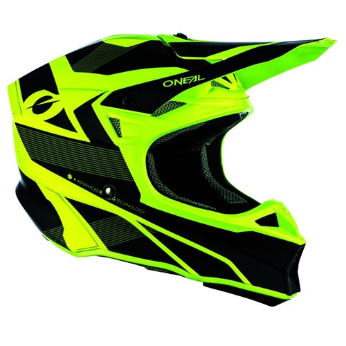 ONEAL 10SRS HELMET COMPACT V.21 - BLACK/NEON YELLOW