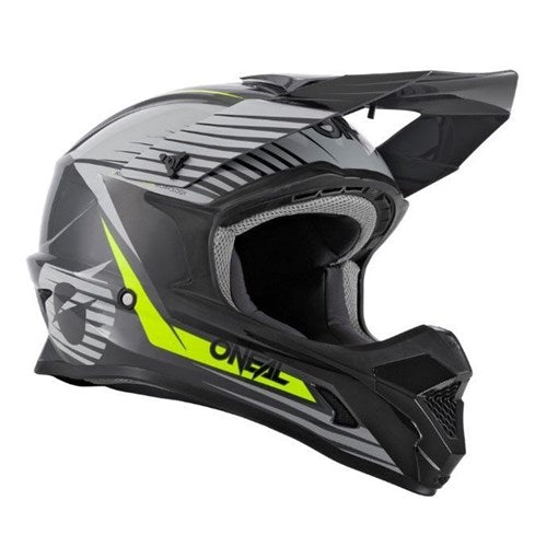 ONEAL 1SRS HELMET STREAM V.21 - GREY/NEON YELLOW