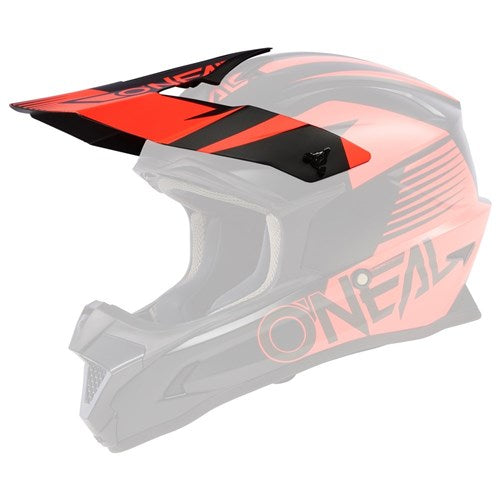 ONEAL 24 1SRS S/P-HELM PEAK STREAM V.23 BLK/RED (N-ORG) YOUTH