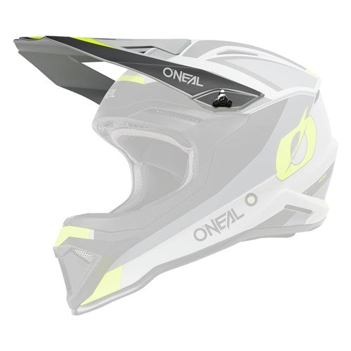 ONEAL 25 1SRS YOUTH S/P-HELM PEAK STREAM V.24 - MATTE BLK/N-YEL