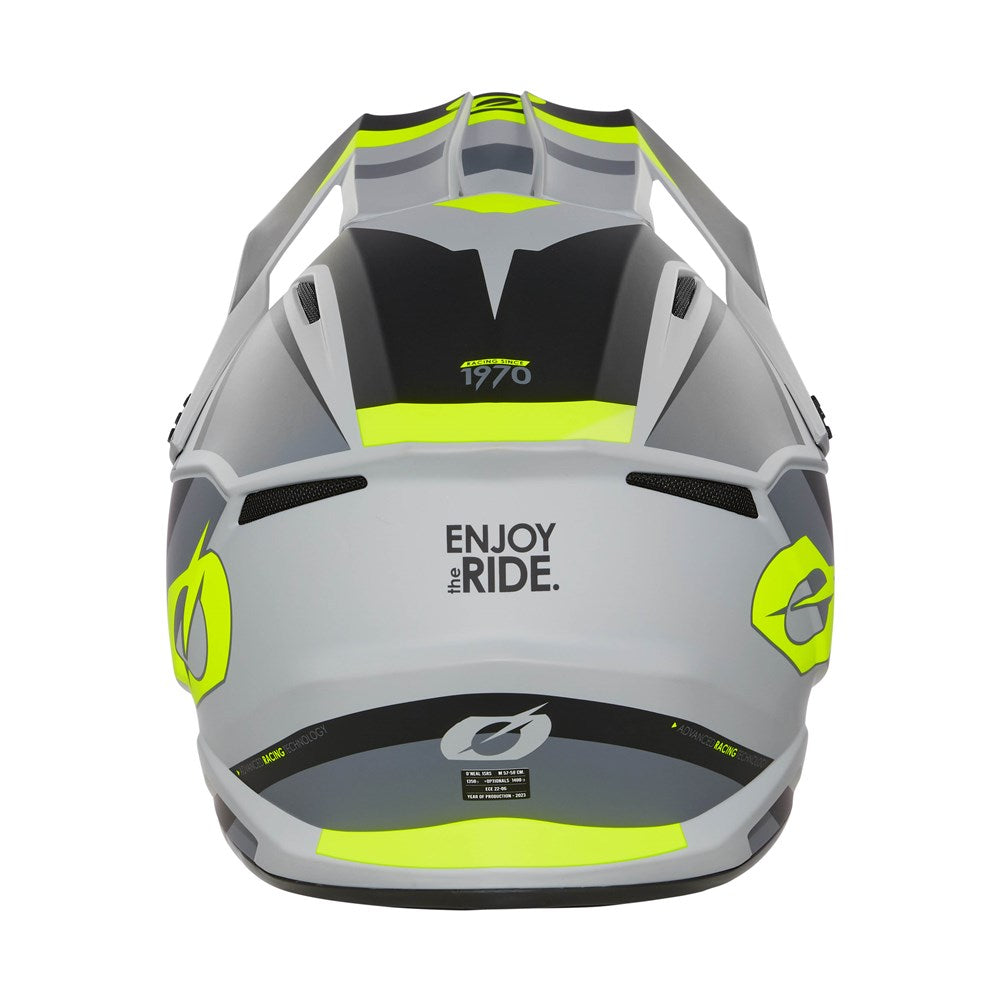 ONEAL 1SRS YOUTH HELM STREAM V.24 - MATTE BLK/N-YEL (MD) #