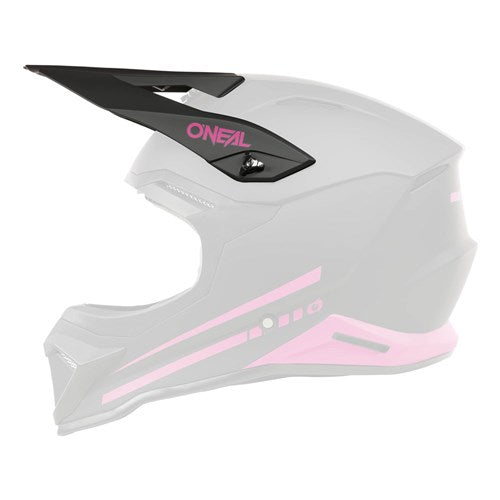 ONEAL 25 1SRS S/P-HELM PEAK SOLID V.25 - MATTE BLK/PNK