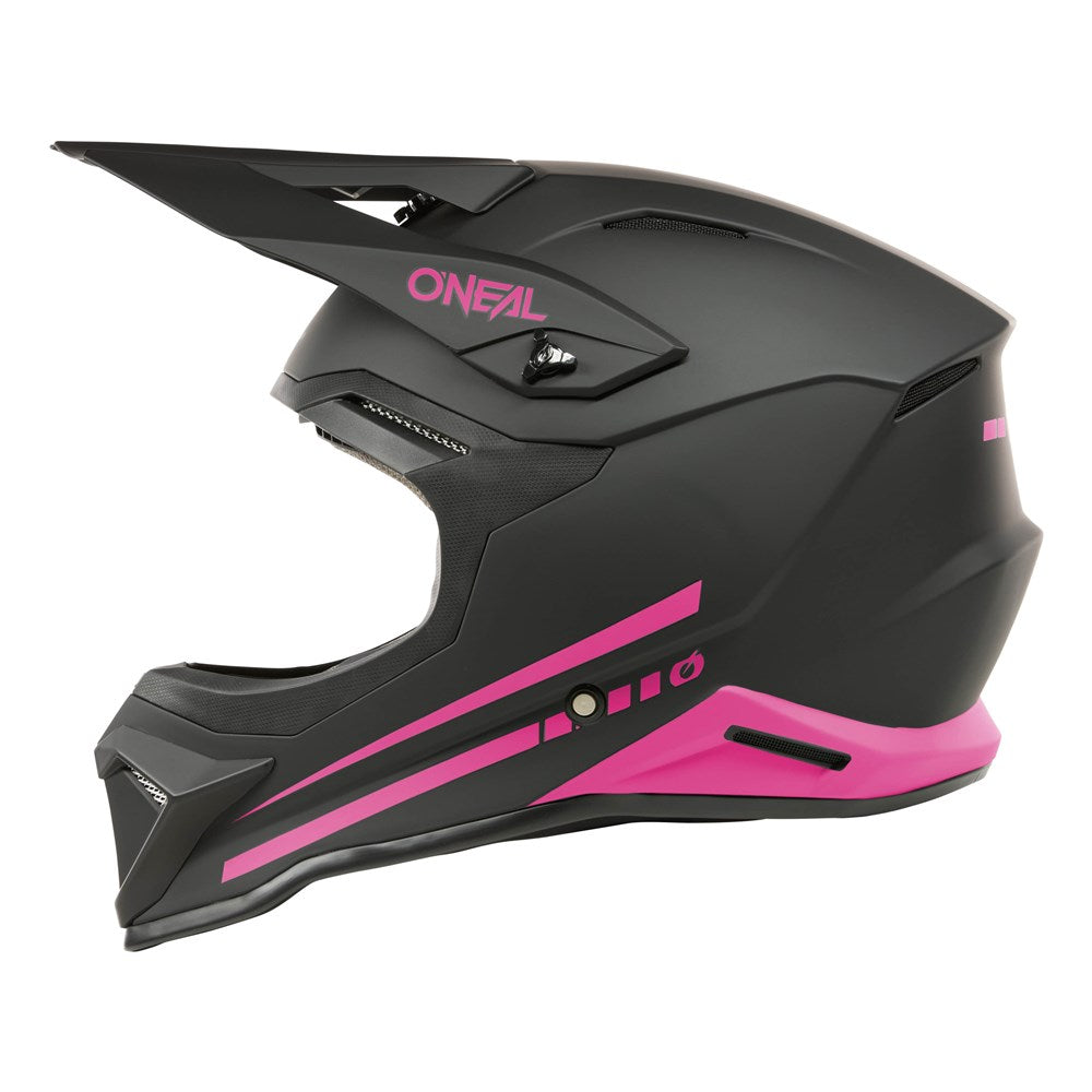 ONEAL 26 1SRS HELM SOLID - MATTE BLK/PNK (MD)