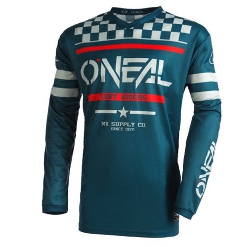 ONEAL ELEMENT JERSEY SQUADRON V.22 - TEAL/GREY