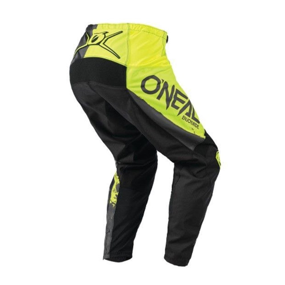 ONEAL ELEMENT YOUTH PANT RIDE V.21 - BLACK/NEON YELLOW