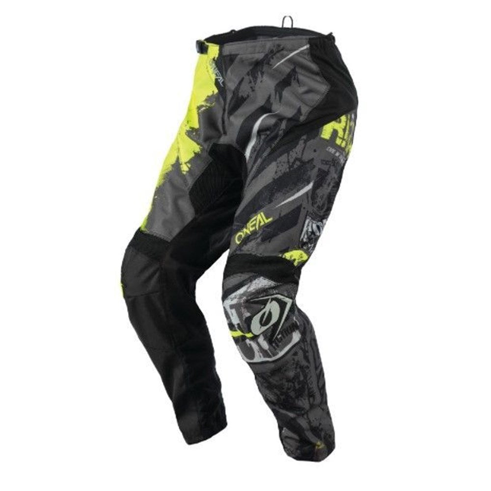 ONEAL ELEMENT YOUTH PANT RIDE V.21 - BLACK/NEON YELLOW
