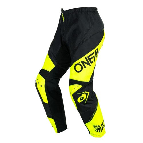 ONEAL 24 ELEMENT PANT RACEWEAR V.24 - BLACK/NEON YELLOW YOUTH