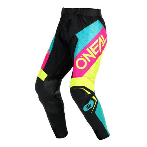 ONEAL 25 HARDWEAR AIR PANT SLAM V.25 - BLACK/NEON YELLOW/PINK