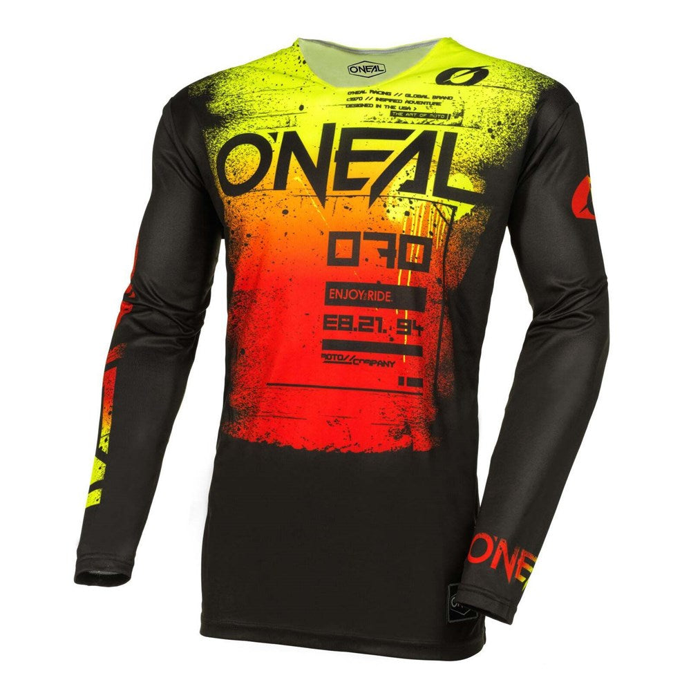 ONEAL 26 MAYHEM JSY SCARZ BLK/RED YOUTH (XL)