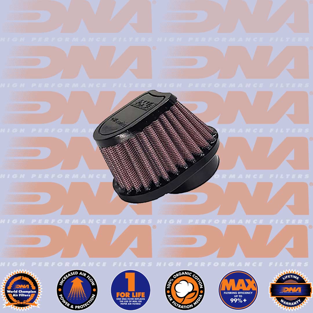 DNA FILTERS RUBBER TOP SPECIAL OVAL CLAMP 50mm INLET 63mm LENGTH AIR FILTER x 4 - OVI-5004