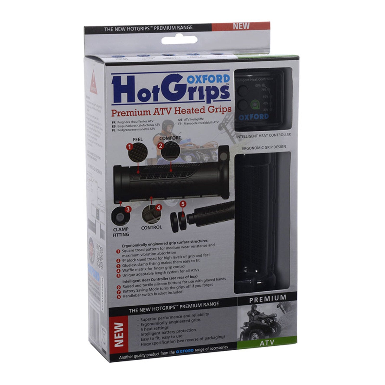 Oxford HotGrips® Premium ATV with V8 Switch
