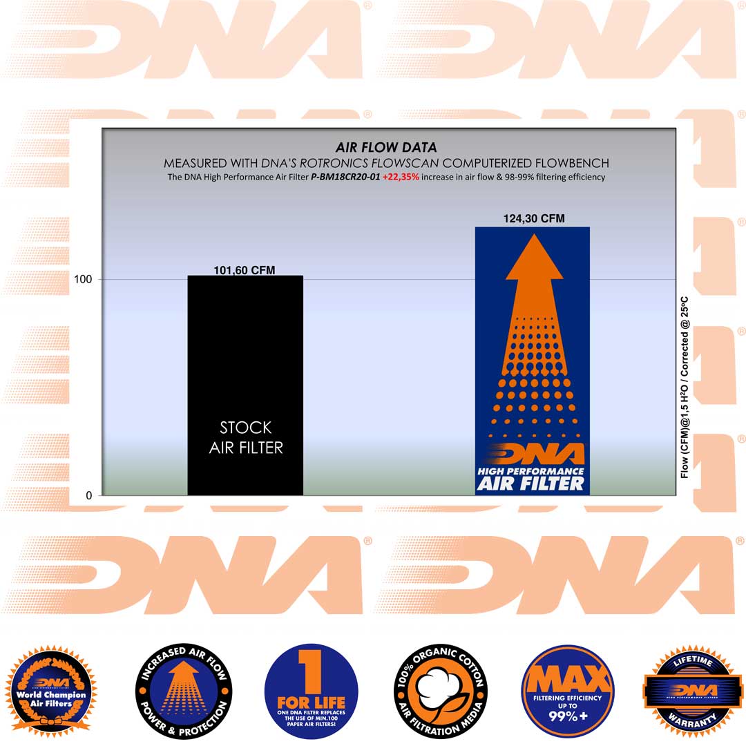 R 18 20-25 - DNA AIR FILTER - P-BM18CR20-01