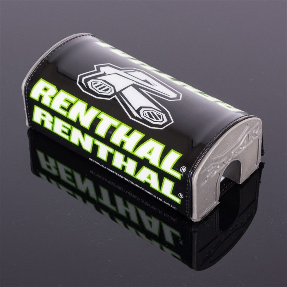RENTHAL FATBAR BAR PAD BLK/GRN/WHT - GRY FOAM (P318)