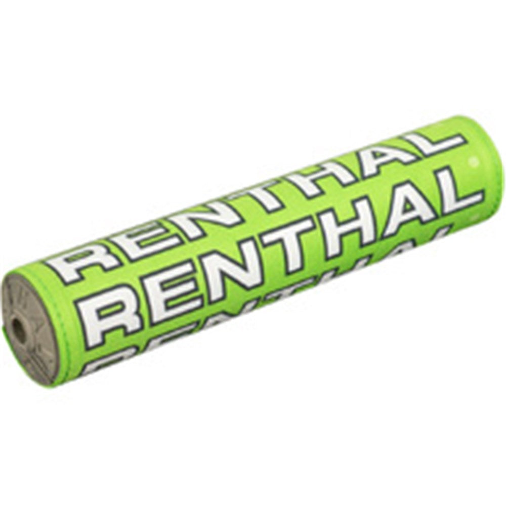 RENTHAL SX BAR PAD VINTAGE 10 INCH 240mm GRN/BLK/WHT - GRY FOAM (P357)