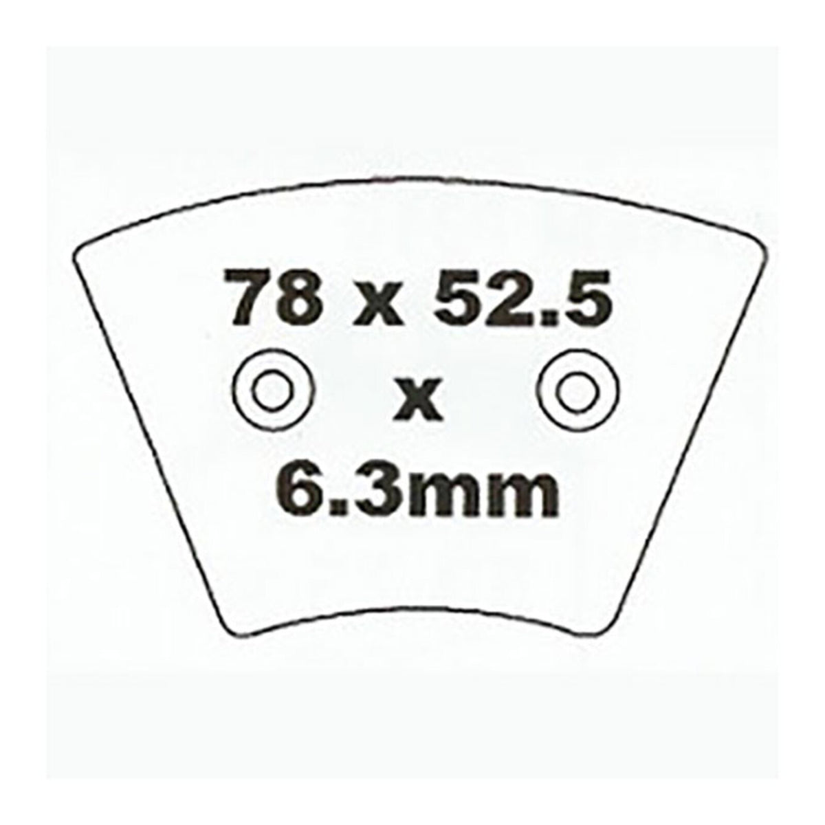 Premier Brake Pads - P Organic Standard