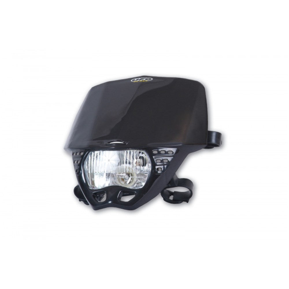 UFO MOTOCROSS CRUISER HEADLIGHT BLK