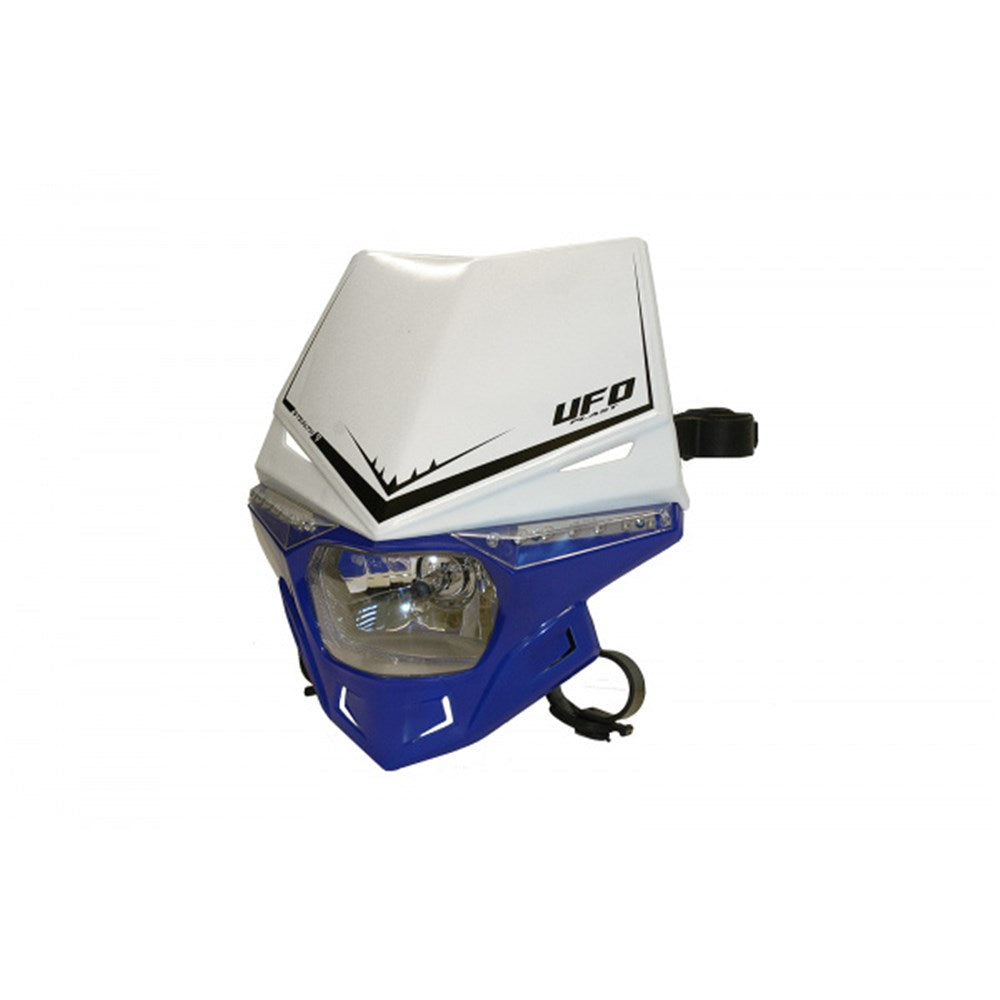 UFO MOTOCROSS STEALTH HEADLIGHT BASE BLU/ UPPER WHT