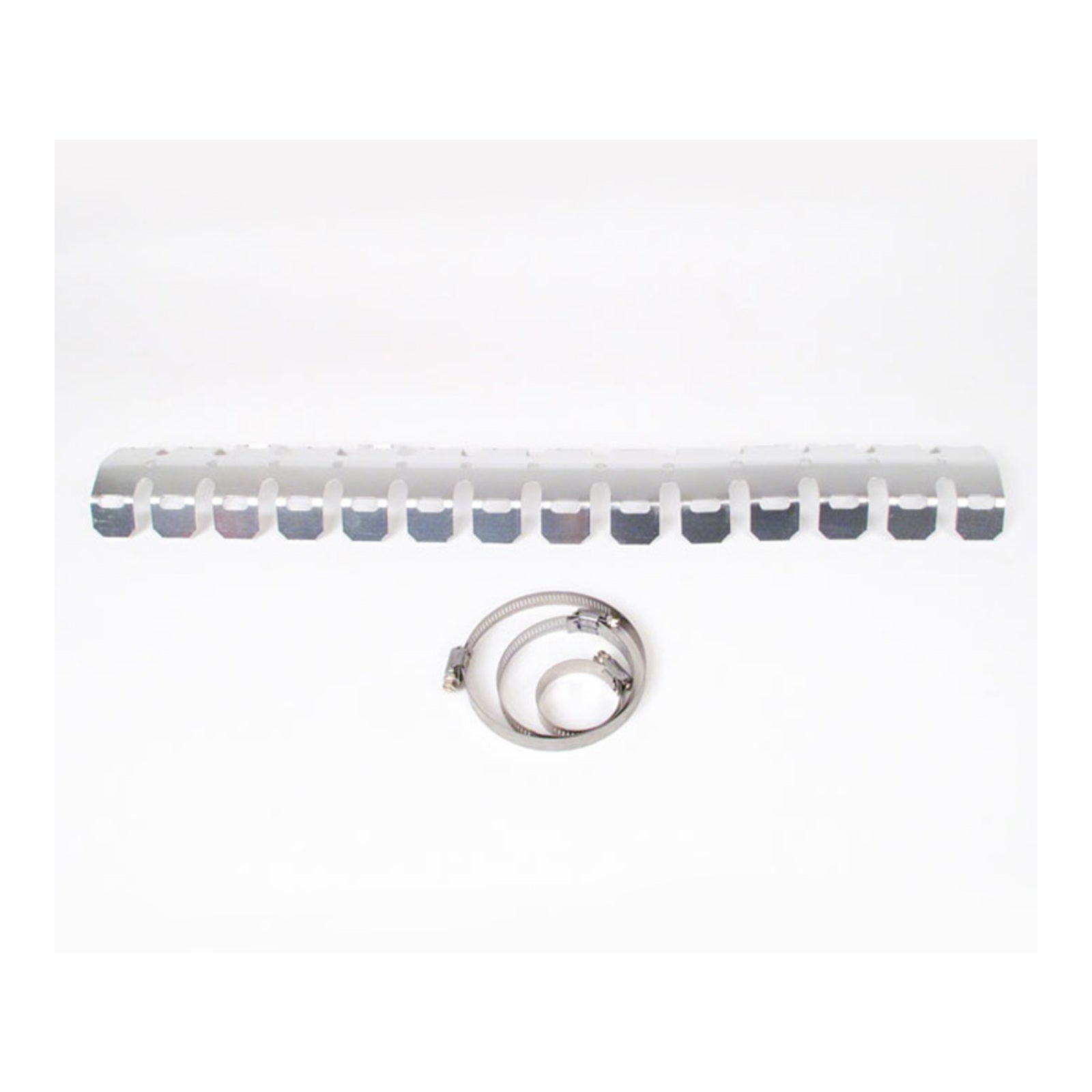 Whites Head Pipe Guard with Clamp - Silver