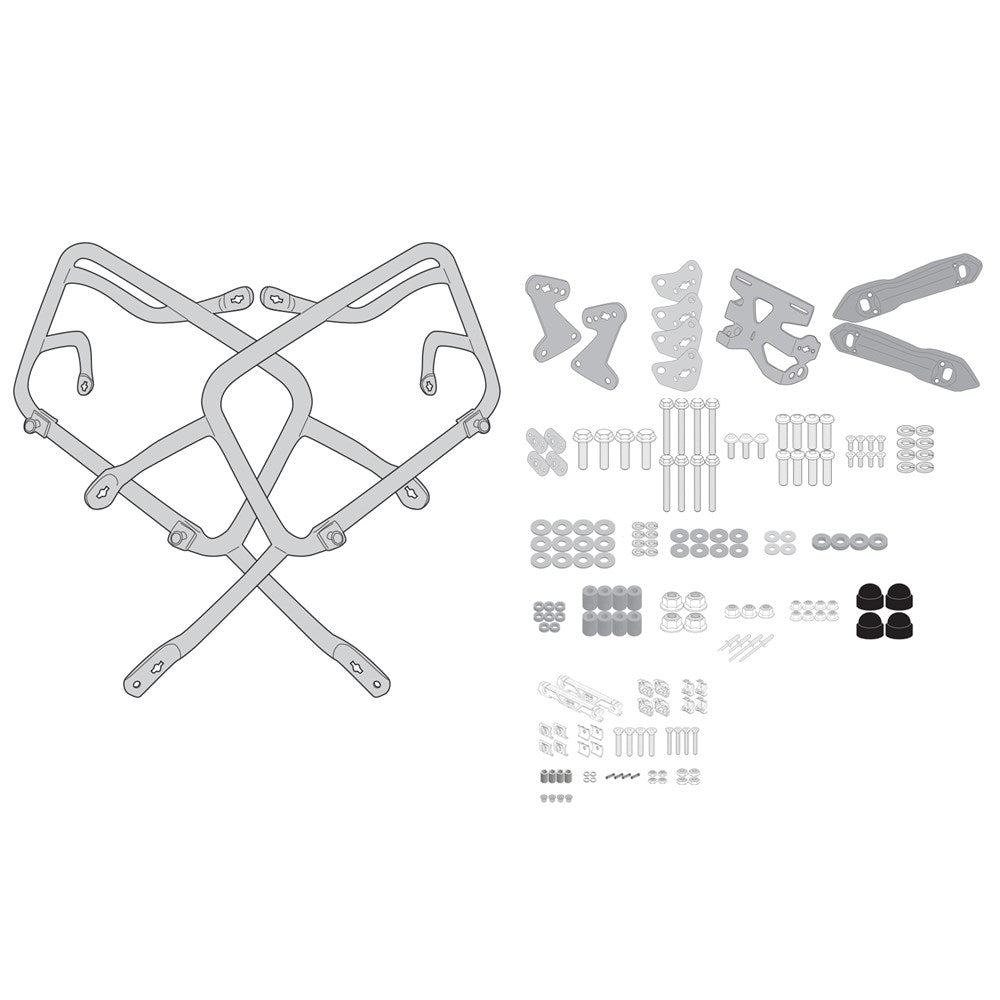 GIVI ONE-FIT PANNIER FRAMES OUTBACK - SUZUKI GSX1000GX 24 -(CAM)