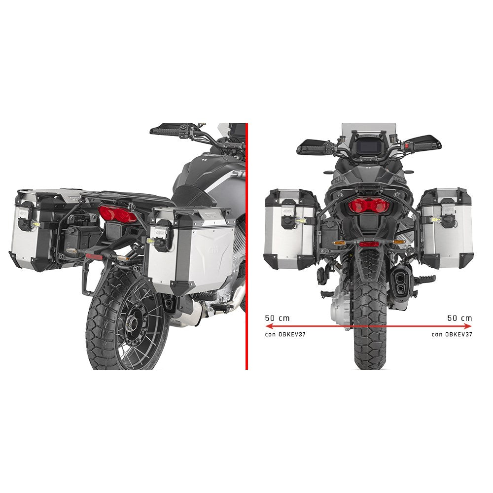 GIVI ONE-FIT PANNIER FRAMES OUTBACK- MOTO GUZZI STELVIO 1000 24- (CAM)