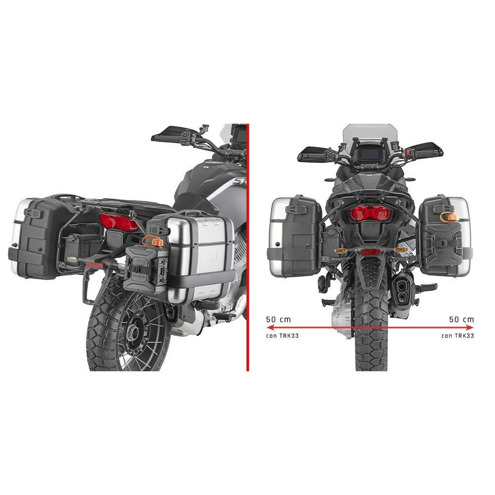 GIVI ONE-FIT PANNIER FRAMES - MOTO GUZZI STELVIO 1000 24- (MONOKEY)
