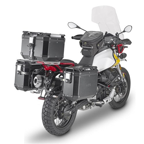 GIVI ONE-FIT PANNIER FRAMES OUTBACK RAPID RELEASE -MOTO GUZZI V85 TT 19-23 (CAM)