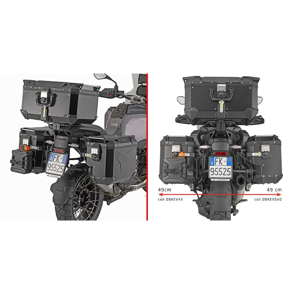 GIVI ONE-FIT PANNIER FRAMES - BMW R1300GSA 25- (CAM CONTOURED RHS)