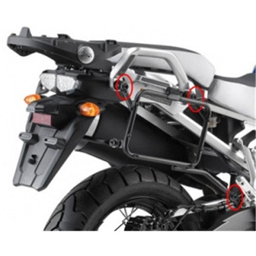 #GIVI PANNIER FRAMES RAPID RELEASE - YAMAHA XTZ1200 10-17 (MONOKEY)
