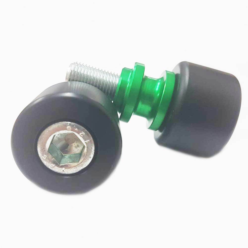 OGGY KNOBBS REAR PICK UP SPOOLS WITH PROTECTOR - M12 x 1.25 GREEN - PUP12GRN