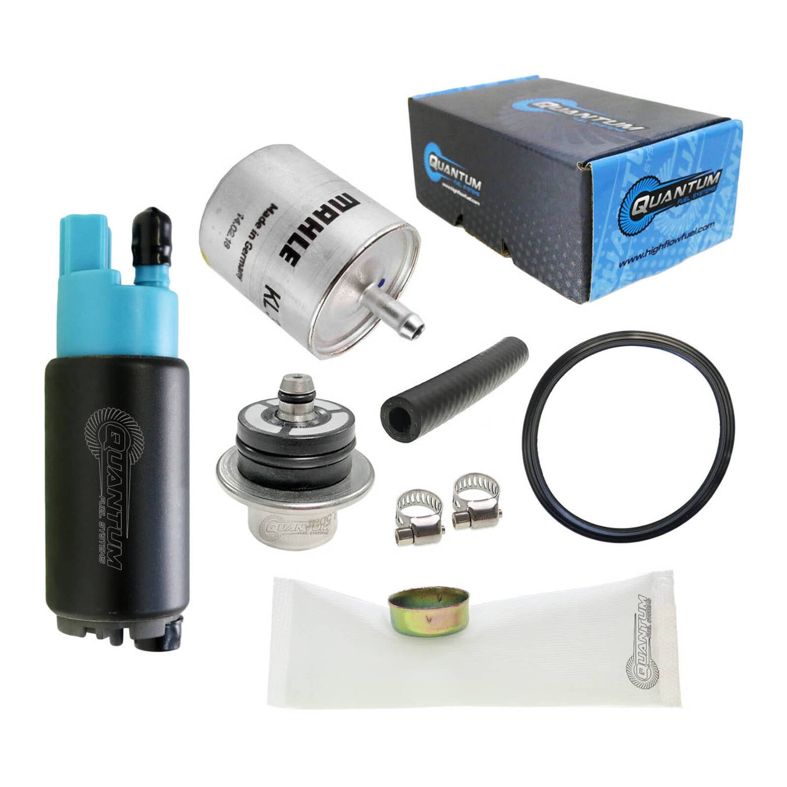 Quantum In-Tank EFI Fuel Pump with Regulator, Tank Seal, Filter