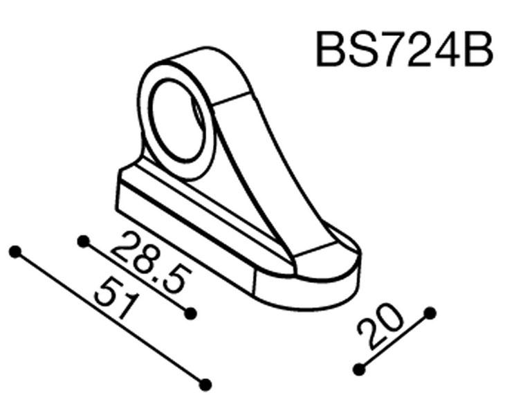 Rizoma Mirror Adapter R-BS724B