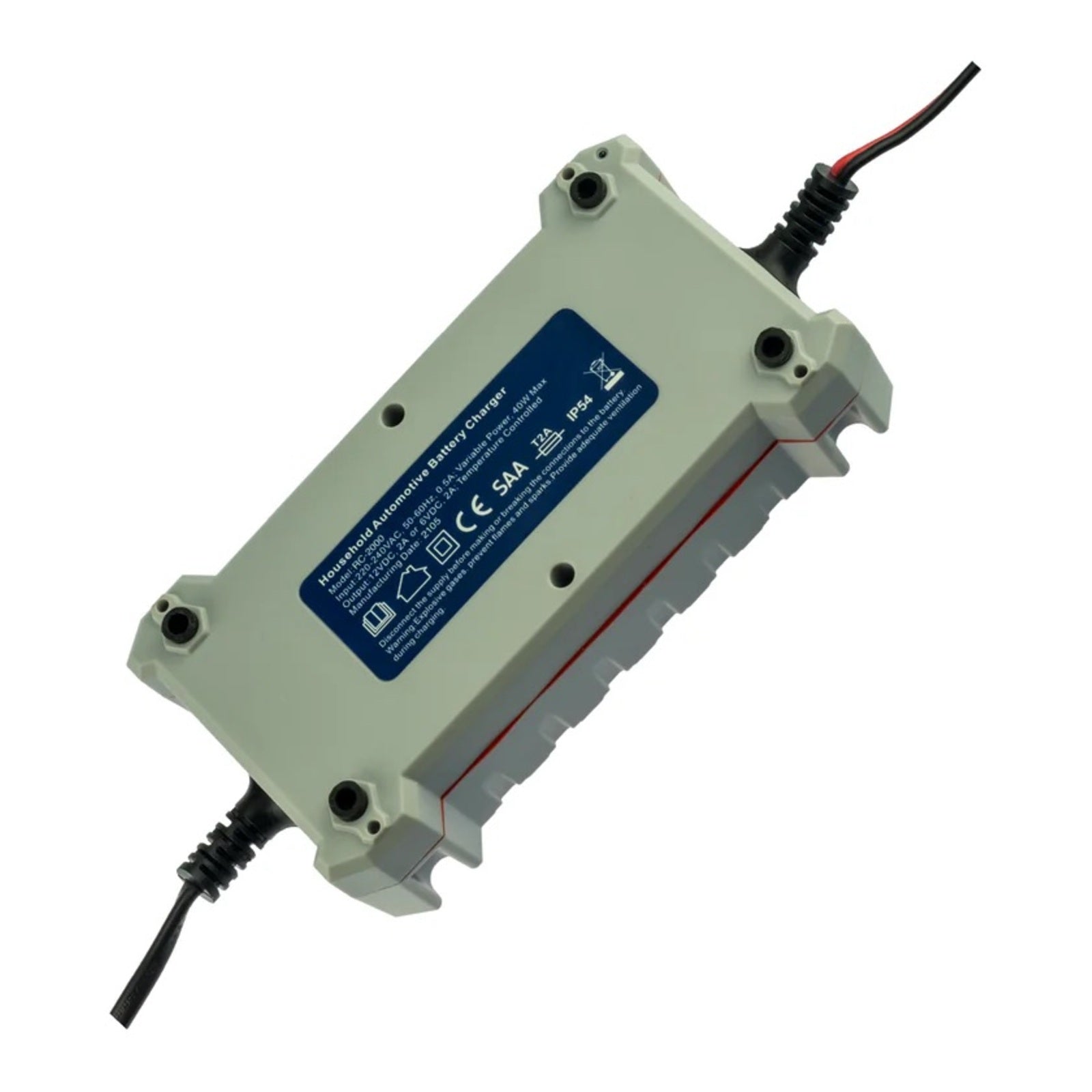 Rocky Creek MotoPressor RC-2000 Battery Charger and Maintainer - 2000mA