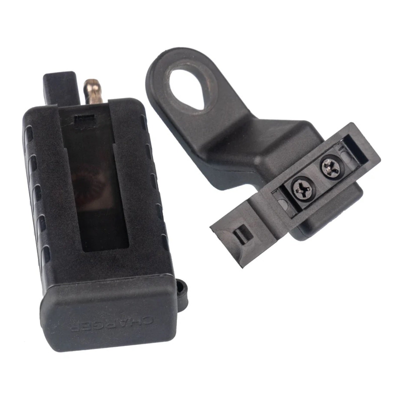 MotoPlug SAE to USB with Voltmeter - 1x USB A & 1x USB C Port