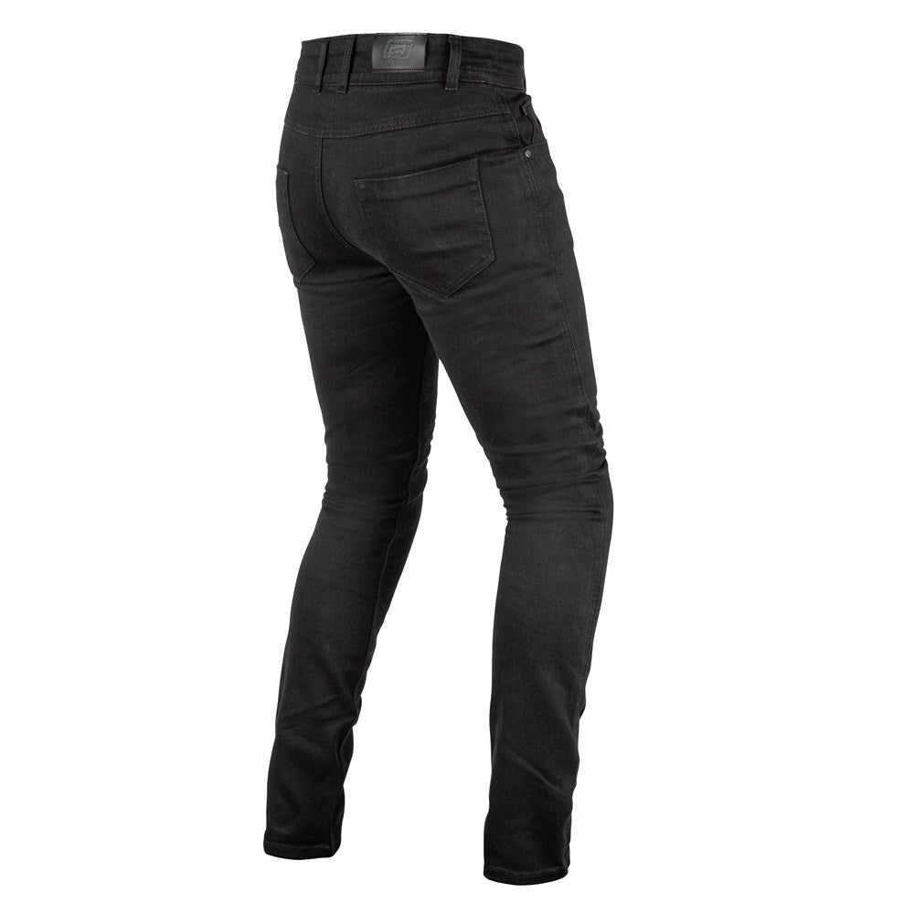 RJAYS REINFORCED STRETCH 2.0 LADIES JEANS SLIM SHORT BLK (12)