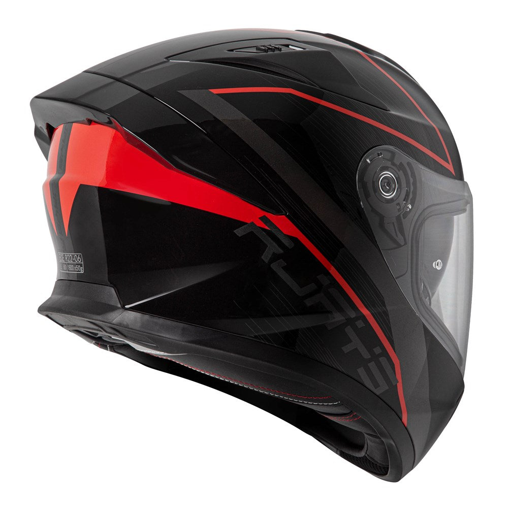 RJAYS APEX IV HELM RAKER BLK/GRY/RED (LG)