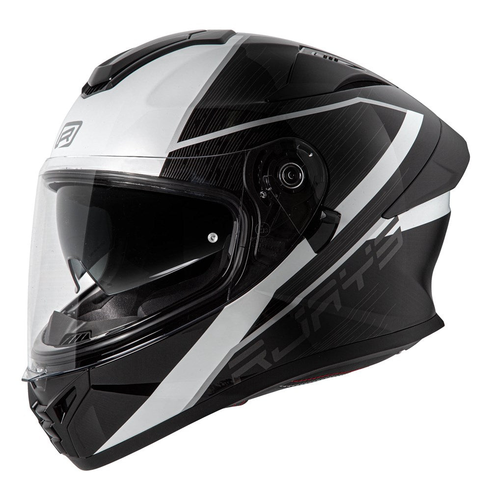 RJAYS APEX IV HELM RAKER BLK/WHT (MD)