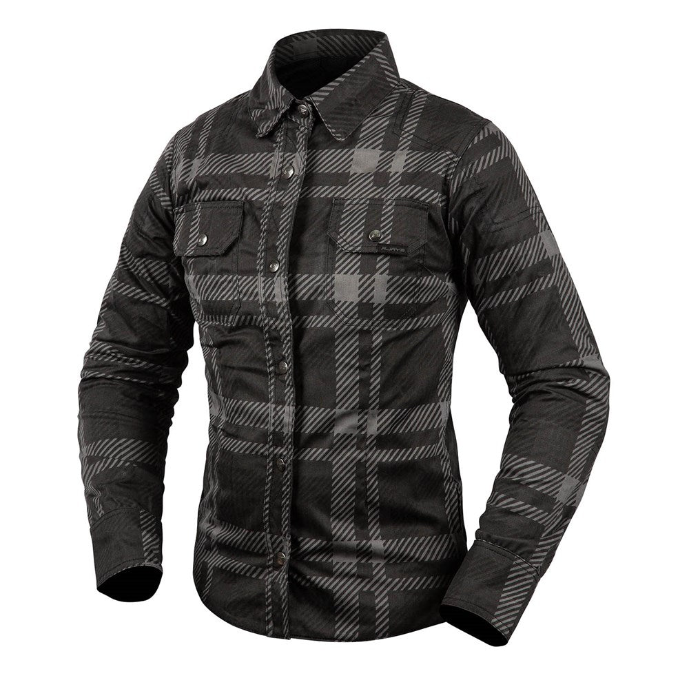 RJAYS REGIMENT 2 SHIRT LADIES BLK/GRY (10)