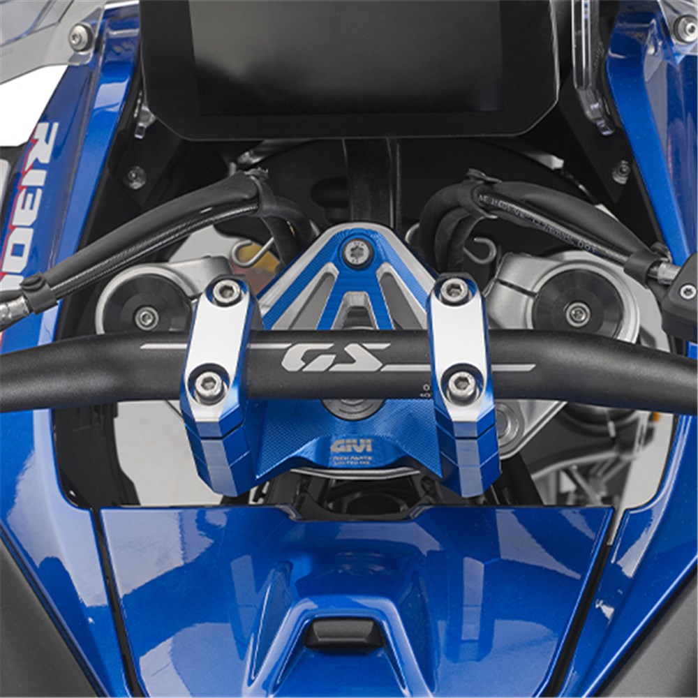 GIVI HANDLEBAR RIDERS BILLET ALUMINIUM BLUE - BMW R1300GS 24- / R1300GSA 25-