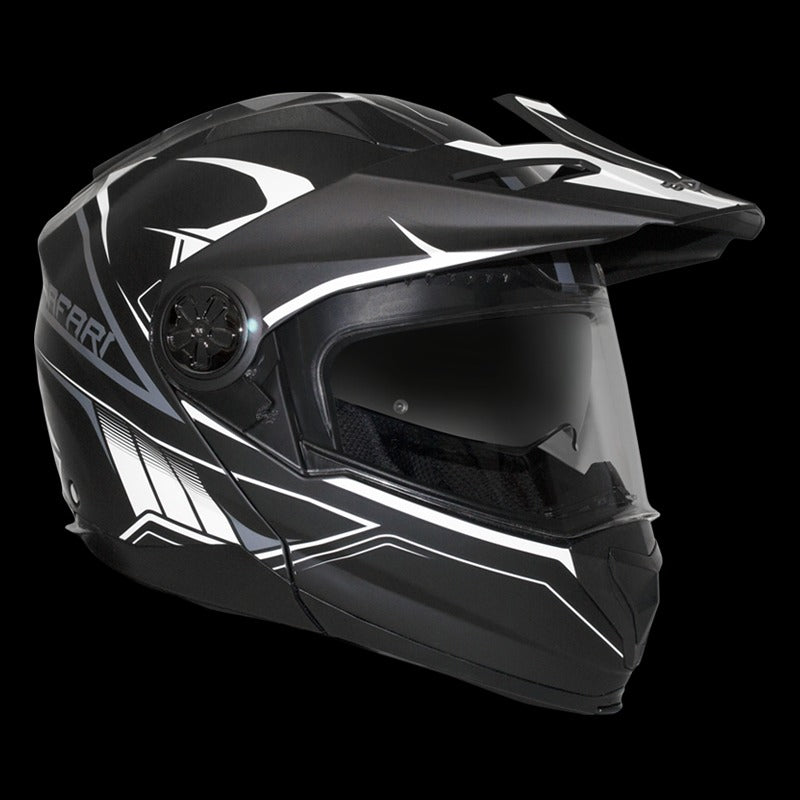 SAFARI MATT BLACK WHITE