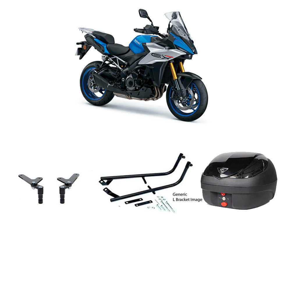 V36 Wizard Black Topbox Kit SUZUKI GSX-S 1000 GX 24- - S142V36BPBLK