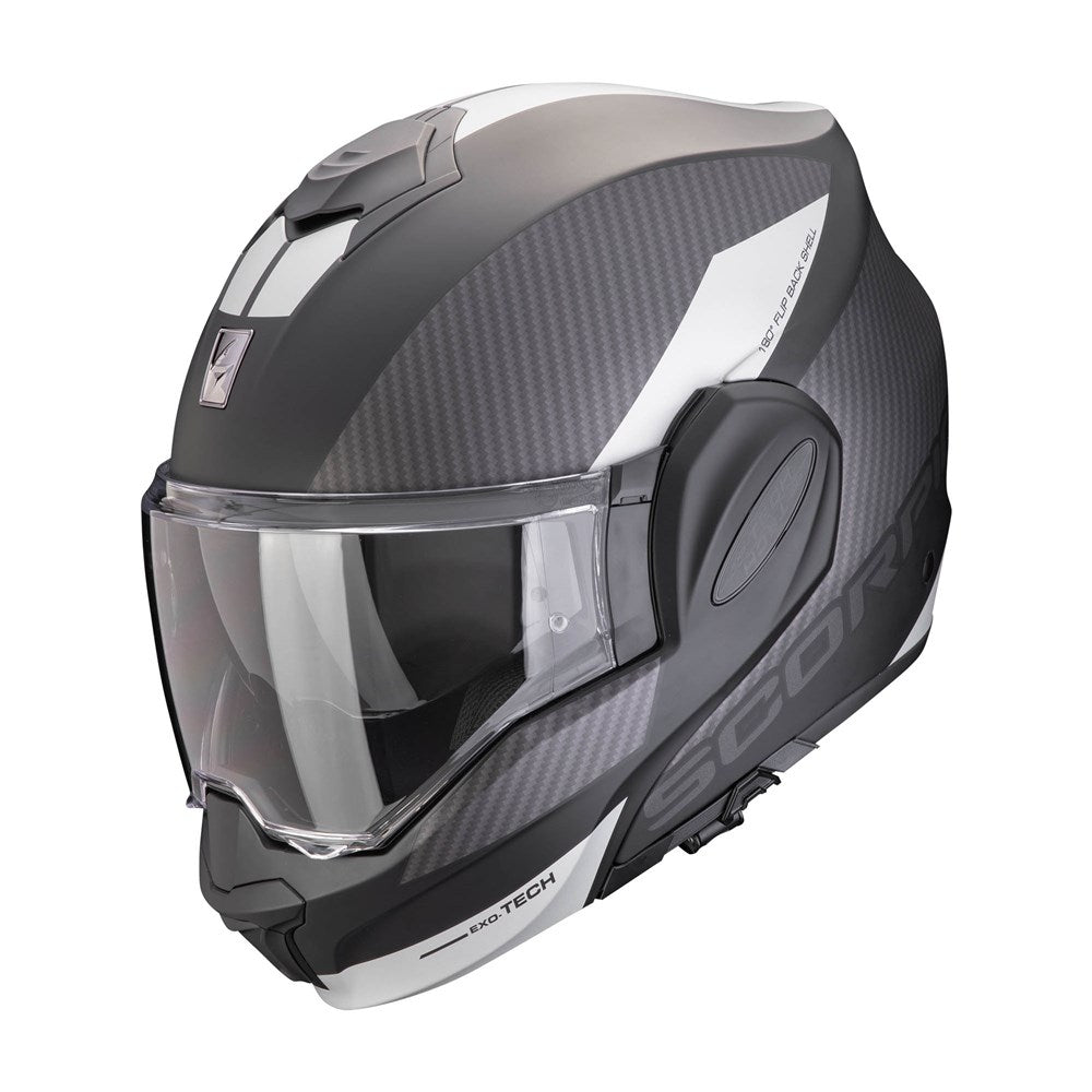 SCORPION EXO TECH EVO TEAM - MATTE BLK/SIL (LG)