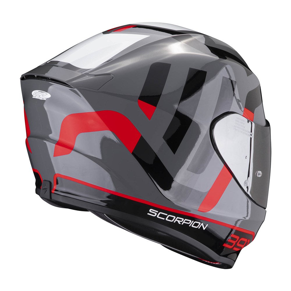 SCORPION EXO EXO-391 AROK - GREY/RED/BLACK (SM)