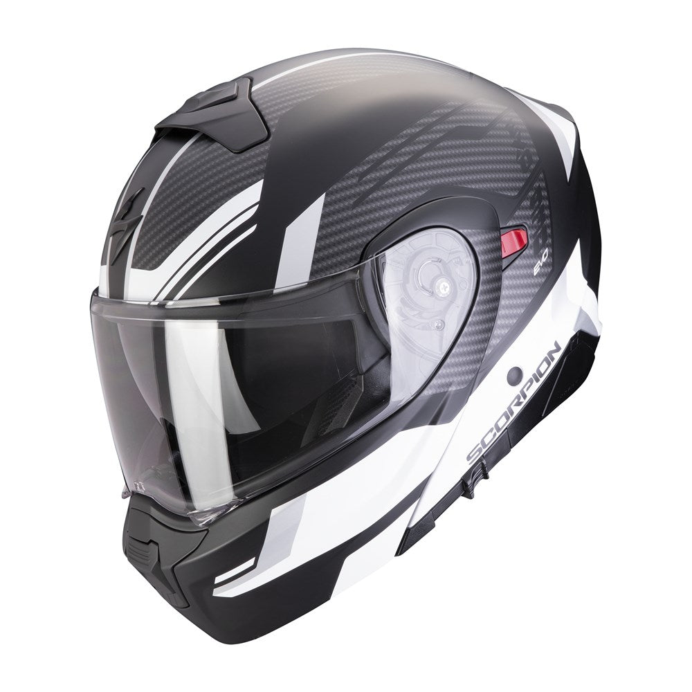 SCORPION EXO EXO-930 EVO SIKON - MATTE BLACK/SILVER/WHITE (SM)