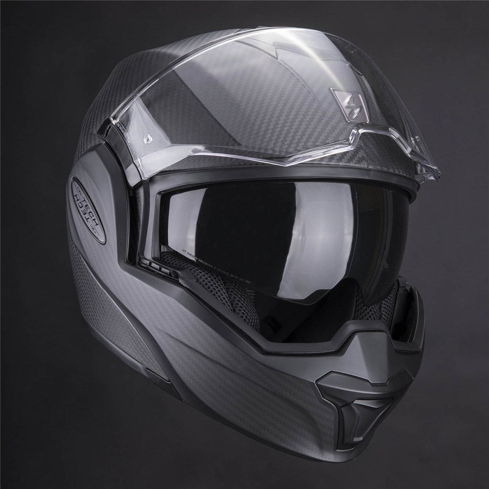 SCORPION EXO EXO-TECH EVO CARBON SOLID - MATTE BLACK