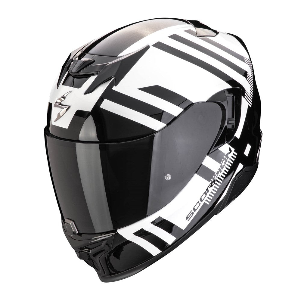SCORPION EXO EXO-520 EVO AIR BANSHEE - PEARL WHITE/BLACK