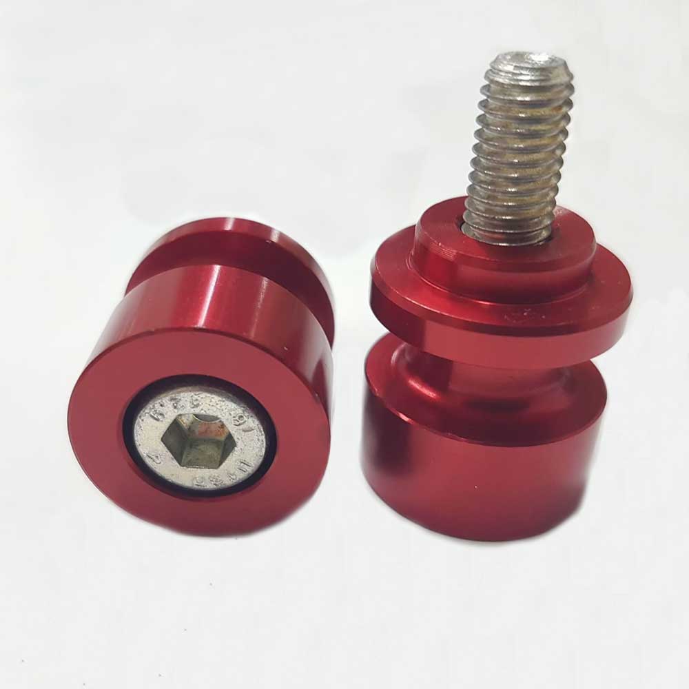 OGGY KNOBBS REAR PICK UP SPOOLS - M10 x 1.25 RED - SPU10RED