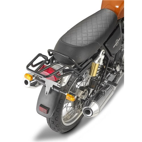 GIVI SPECIFIC MONOLOCK REAR RACK - ROYAL ENFIELD INTERCEPTOR 650 19- / CONTINENTAL 650 GT 20- (USE WITH MONOLOCK CASE PLATE)