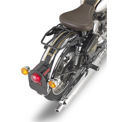 GIVI SPECIFIC REAR RACK - ROYAL ENFIELD CLASSIC 500 19- *FOR MODELS WITHOUT PASSENGER SEAT* (NEEDS PLATE)