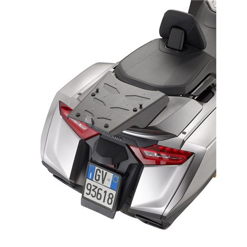 GIVI SPECIFIC MONOKEY BLACK ALUMINIUM REAR RACK - HONDA GL1800 GOLD WING 18-21 (PLATE INCLUDED)