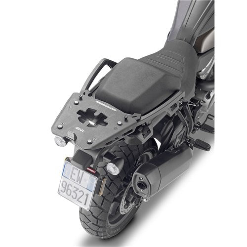 GIVI SPECIFIC MONOKEY ALUMINIUM REAR RACK - HARLEY DAVIDSON PAN AMERICA 1250 21- (PLATE INCLUDED)